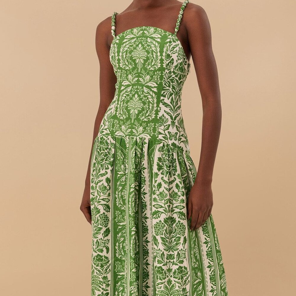 FARMRIO linen dress NWT never worn